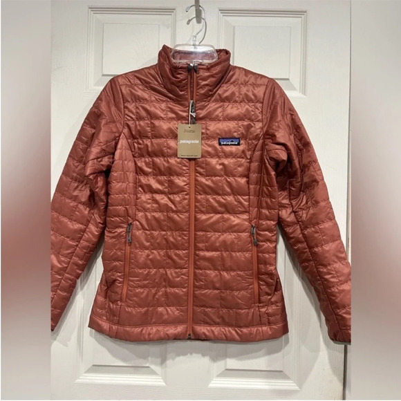 Patagonia Women’s XXL Nano Puff Insulate Jacket NWT Burl Red Puffer Puffy - Picture 1 of 8